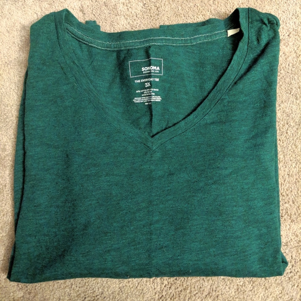 Sonoma Every Day Tee Long Sleeve 3X